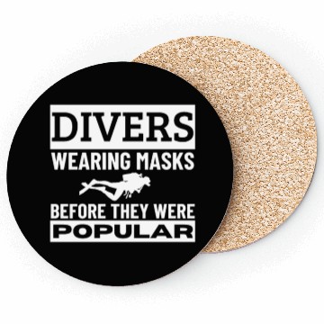 Discover Scuba Diving Mask Pun Funny Scuba Diver Coasters