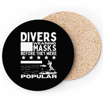 Discover Scuba Diving Mask Pun Funny Scuba Diver Coasters