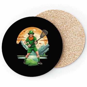 Discover St. Patrick's Day Shamrock St Paddy's Day Lacrosse Coasters