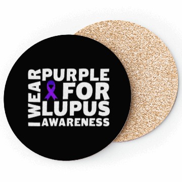 Discover I Wear Purple For Lupus Awareness Month Lupus Coasters