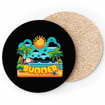 Discover Summer Fun Coasters