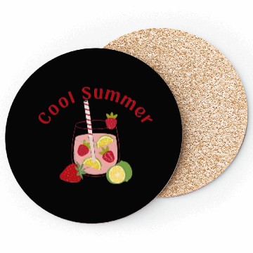 Discover Summer Strawberry Mojito Coasters