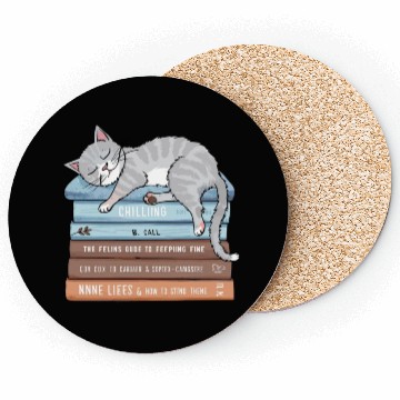 Discover How to Chill Like a Cat Classic Coasters