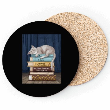 Discover How to Chill Like a Cat Classic Coasters 4