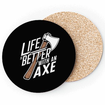 Discover Axe Throwing Enthusiasts Championship Precision Coasters