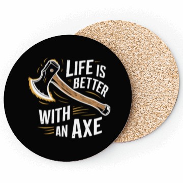 Discover Axe Throwing Enthusiasts Championship Precision Coasters