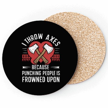 Discover Axe Throwing Enthusiasts Championship Precision Coasters