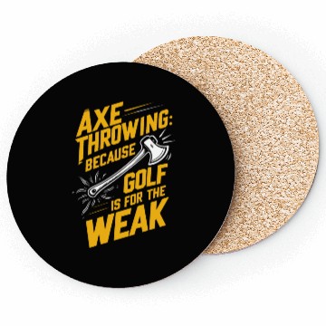 Discover Axe Throwing Enthusiasts Championship Precision Coasters