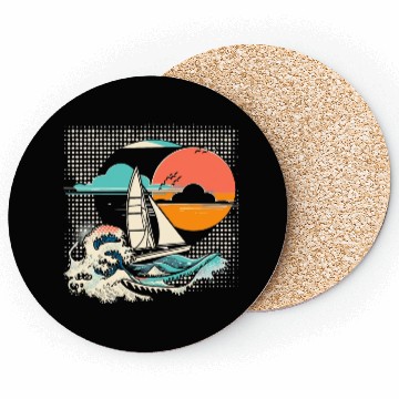 Discover Sailing Cartoon Coasters