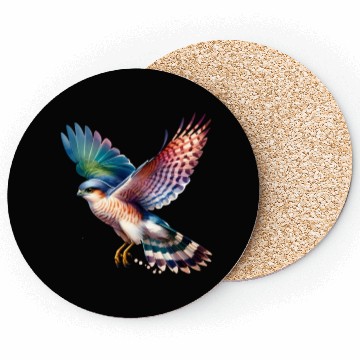 Discover Collared Sparrowhawk in Flight Coasters