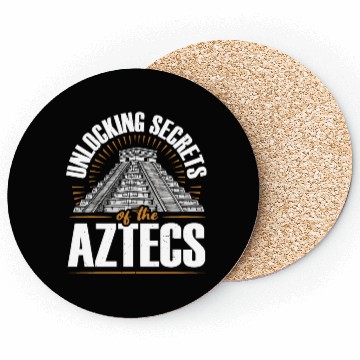 Discover Aztec Pyramid Mayan Indigenous Mexican Aztec Coasters