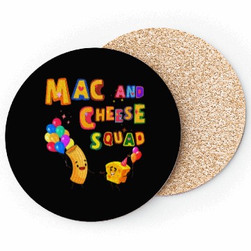Discover Macaroni And Cheese Mac Cheese Squad Lover Coasters