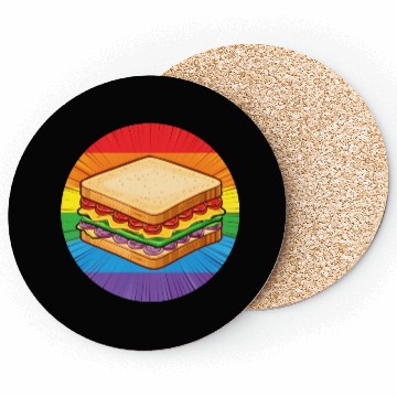 Discover LGBTQ Sandwich Coasters