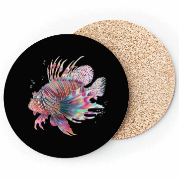 Discover Neon Lion Fish Coasters
