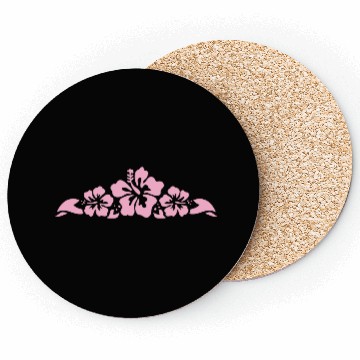 Discover Hibiscus and Leaves Coasters