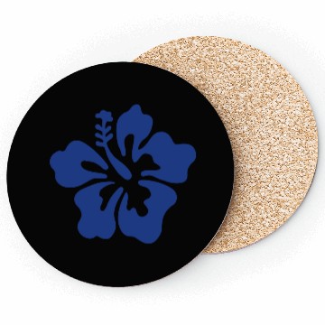 Discover Hibiscus - Blue Coasters