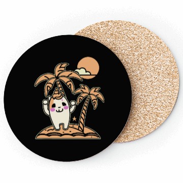 Discover Happy on a Lonely Island Coasters