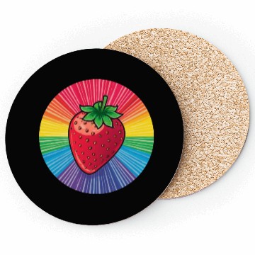 Discover LGBTQ Strawberry Coasters