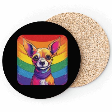Discover LGBTQ Chihuahua Coasters