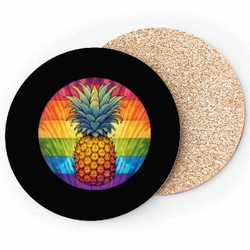 Discover LGBTQ Pineapple Coasters