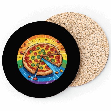 Discover LGBTQ Pizza Coasters
