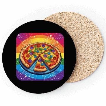 Discover LGBTQ Pizza Coasters