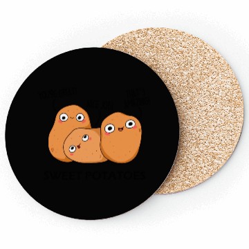 Discover Sweet Potatoes Funny Vegetable Puns Coasters