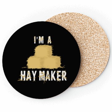 Discover Funny Hay Maker Farm Life Style for a Farmer Coasters