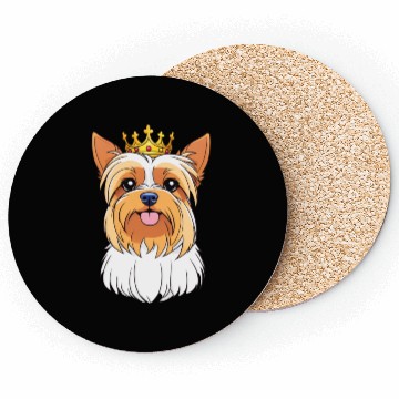 Discover "The crowned ones" - Yorkshire Terrier Coasters