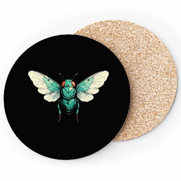 Discover Cicada Insect Animal Lover Funny Design Coasters