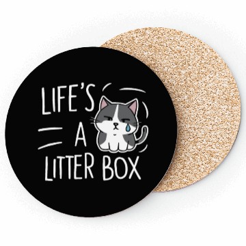 Discover Gothic Emo Cat Design For Cat Lovers And Coasters