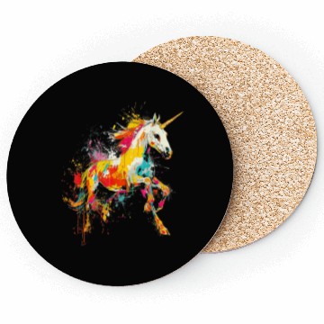 Discover Unicorn Rainbow Animal Zoo Coasters