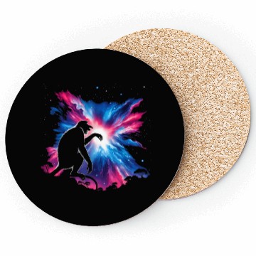 Discover Cool Proboscis Galaxy Space Art Coasters