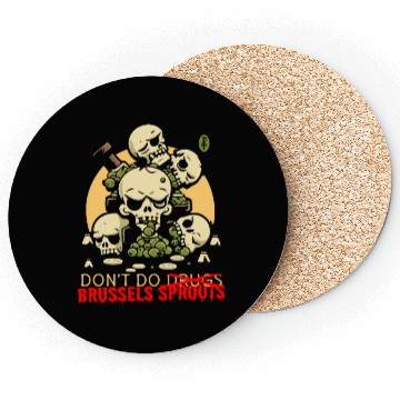 Discover Disgusting Vegetable Skulls: No Brussels Sprouts Coasters