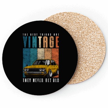 Discover Car Old Muscle Car Year Of Manufacture Coasters