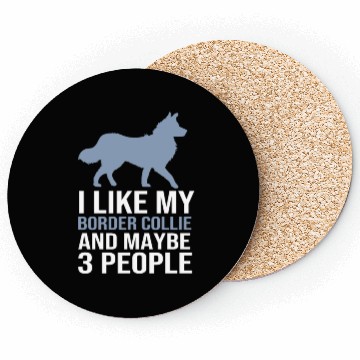 Discover Funny Dog Lover Border Collie Coasters