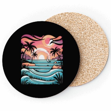 Discover Azure Embrace Mediterranean Dreamscapes Coasters