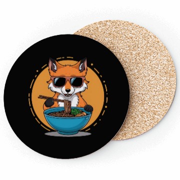 Discover A Cute Fox Coasters