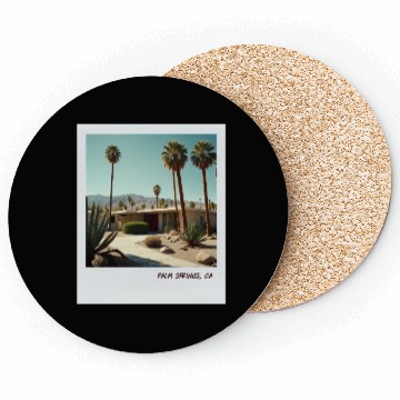 Discover Mono Enterprises "Travels" Palm Springs #1 Coasters