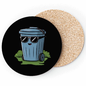 Discover A Cute Trash Bin Coasters