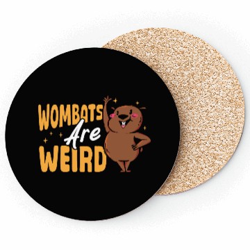 Discover Wombats Are Weird Wombat Merch Coasters
