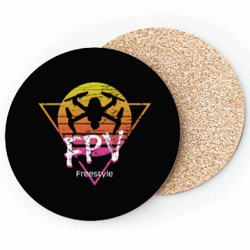 Discover FPV Freestyle Drone Pilot Vintage Coasters