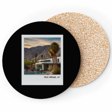 Discover Mono Enterprises "Travels" Palm Springs #5 Coasters