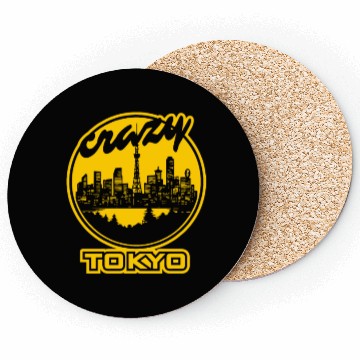 Discover Crazy yellow Tokyo Coasters