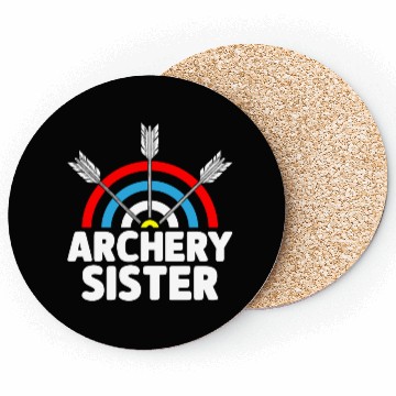 Discover Archery Sister Archer Bow And Arrow Sis Coasters