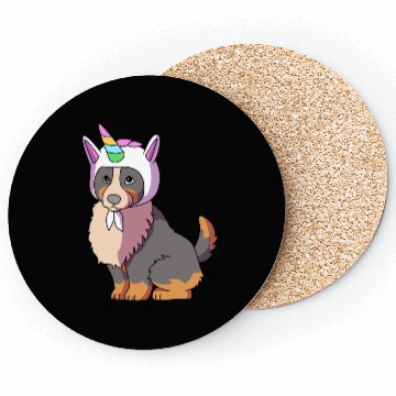 Discover Cute Bernese Dog Lover Unicorn Bernese Coasters