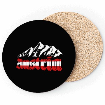 Discover Austria Holiday Eagle Alps Mountains Gift Coasters