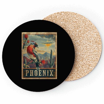 Discover Retro Phoenix Arizonna Coasters