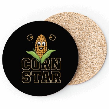 Discover Funny Farm Food Coasters Corny Cob Farmer Corn Star
