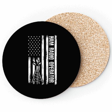 Discover Patriotic Ham Radio Operator Morse Coding A Ham Coasters